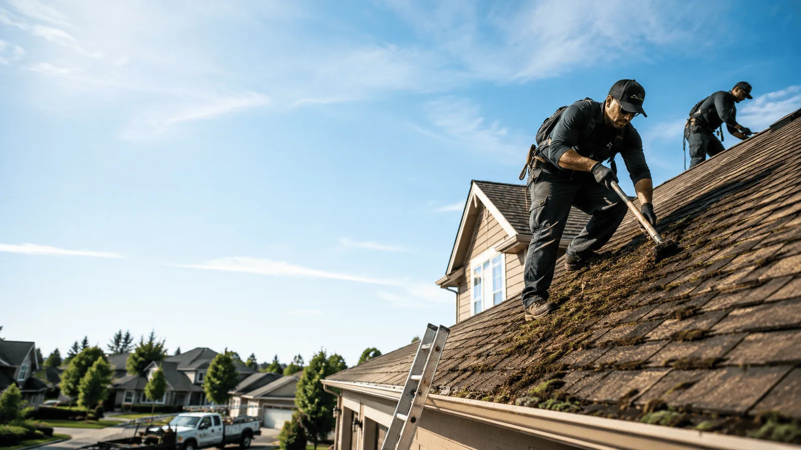 Roof Moss Removal in Lancaster, OH near me
